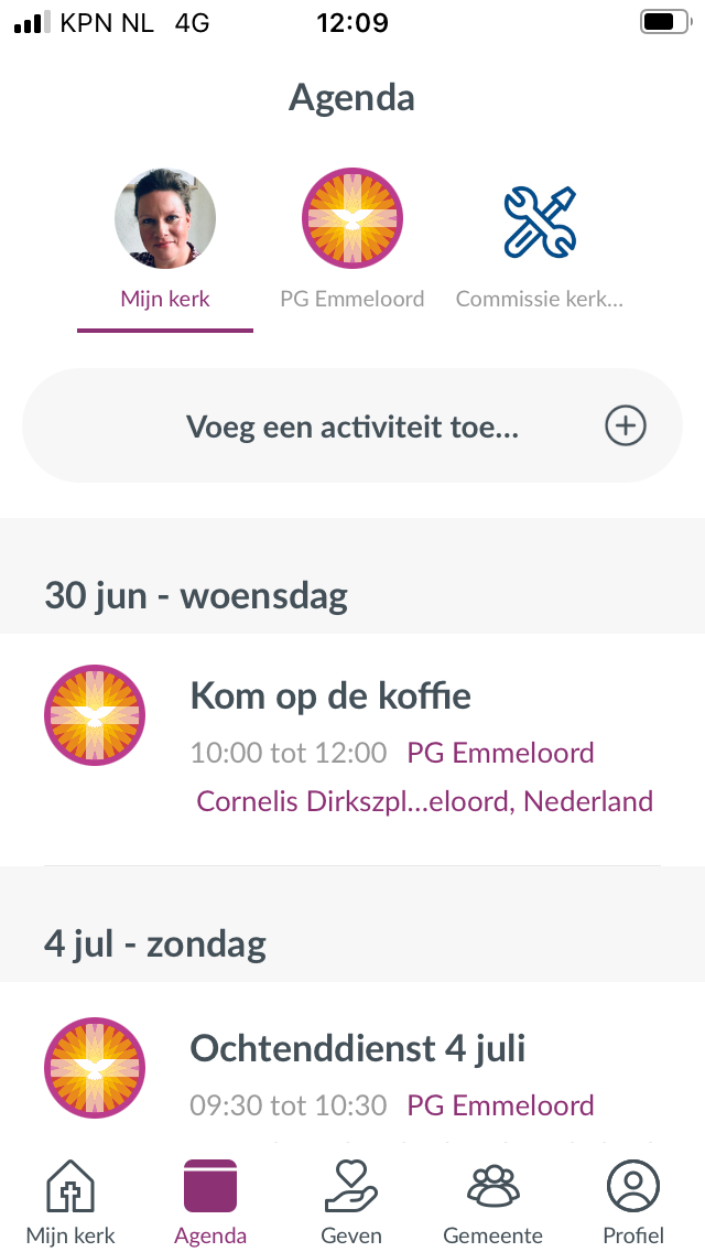 kerk app